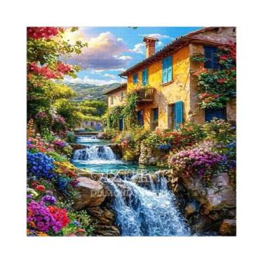 Imagem de Kit De Pintura Diamante 5D Paisagem Urbana, Bordado Completo, Cenário 