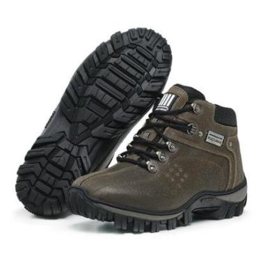 Imagem de Bota Coturno Masculino Adventure Americano em Couro Polo Urban-Masculino
