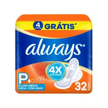 Imagem de Absorvente Always Super Proteção Cobertura Seca - 32 Unidades, 32