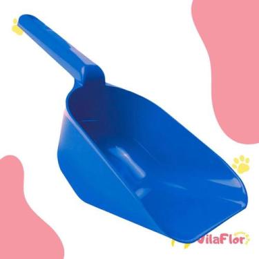 Imagem de Pá Dosadora para Ração 200g para Cães e Gatos - Brinqpet, Azul