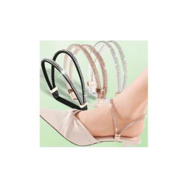 Imagem de Cinto feminino elástico De Sapato, Salto Alto Para Mulheres, Cadarço D