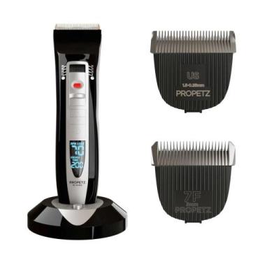 Imagem de Máquina de Tosa Pro6 Preta e Lâmina Ultra Slim e Lâmina 7F Propetz Ori