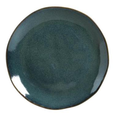 Imagem de Conjunto com 6 Pratos Raso Orgânico Oceano Ø26,5cm - Porto Brasil Cerâ