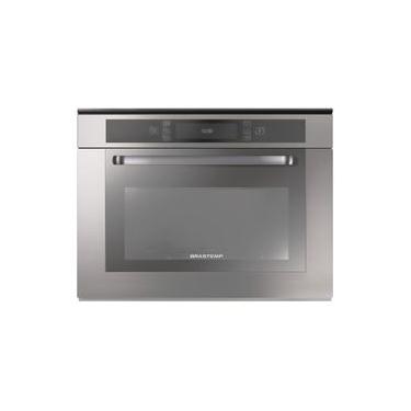 Imagem de Micro-ondas Brastemp De Embutir 40 Litros cor inox com Grill - BMO40AR 220