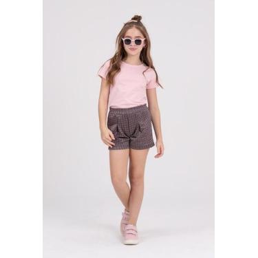 Imagem de Conjunto Infantil Jacquard Shine Rosa Claro - Vida Costeira Oficial, 6