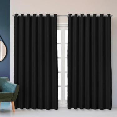 Imagem de Cortina Blackout Corta Luz 4,00m x 2,60m Tecido Encorpado Liso Elegant
