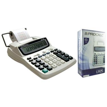 Imagem de Calculadora De Impressão Procalc 12 Dígitos Lp25 Bobina Mesa Balcão Ro