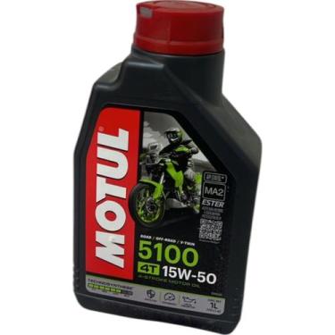 Imagem de Óleo Motor 4T 5100 15W50 1L SemiSintético MOTUL