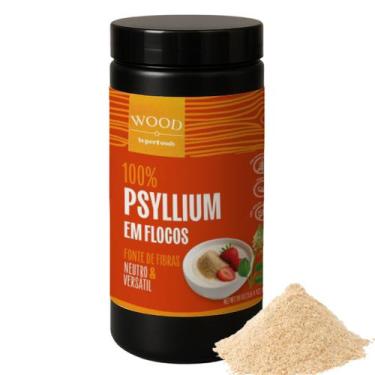 Imagem de Psyllium Husk Premium em Flocos Fibra Natural 100% Puro 567g - Wood Su
