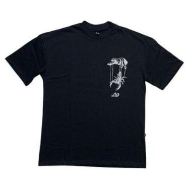 Imagem de Camiseta Lost 22512608 Scorpion - Preto Tamanho Camiseta:G-Masculino