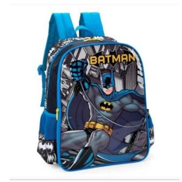 Imagem de Mochila de Costas Escolar Infantil Juvenil Batman-Unissex