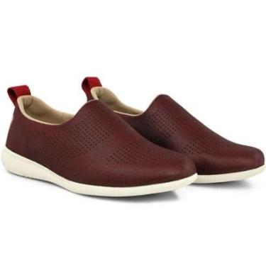 Imagem de Tênis Slip On Usaflex Elastano Leve Baixo Resistente À Água-Feminino