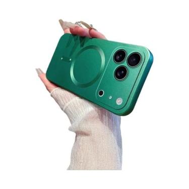 Imagem de Capa De Silicone Macia Com Efeito Metálico Para Apple iPhone 17 16 15 