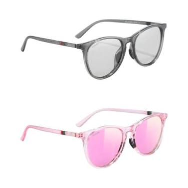 Imagem de Óculos De Sol Polarizados Femininos Oversized Com Formato Redondo E Po