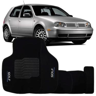 Imagem de Jogo de Tapete Automotivo Carpete Golf 1999 à 2011 Soft Logo Bordado 5