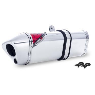 Imagem de Escape / Ponteira Coyote TRS 2 WAY Alumínio 2X1 (Full) - GS 500 até 20