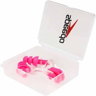 Imagem de KIT NATACAO PROT DE OUVIDO E NOSE CLIP 601302-229 - ROSA U-Unissex