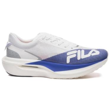 Imagem de Tênis Fila Racer Carbon 3 Feminino, 38, Branco, Azul