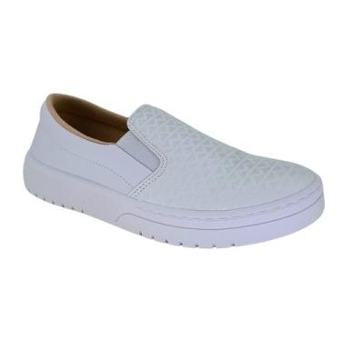 Imagem de Tênis Moleca Slip On 5791118 - Feminino Cor:BrancoTamanho:35, Branco, 