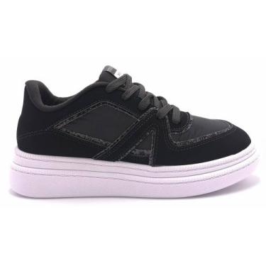 Imagem de Tênis Feminino Moleca 5816.108, Preto, 36