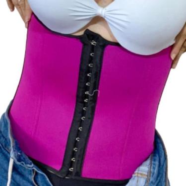 Imagem de Cinta Modeladora Redutora de Medidas Feminina Neoprene Colorida Femini