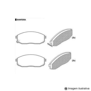 Imagem de Pastilha de Freio Besta Gs 3.0 / Sistema Akebono - SPEED BREAK