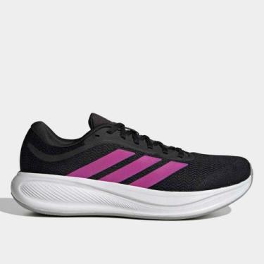 Imagem de Tênis Adidas Response Runner 2, Preto, Rosa, 43