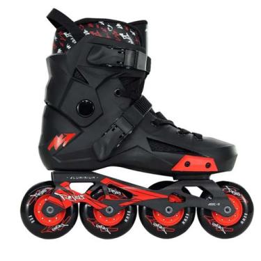 Imagem de Patins Revolt Preto Rodas Pretas - 80mm ABEC-9 - Traxart, 36br
