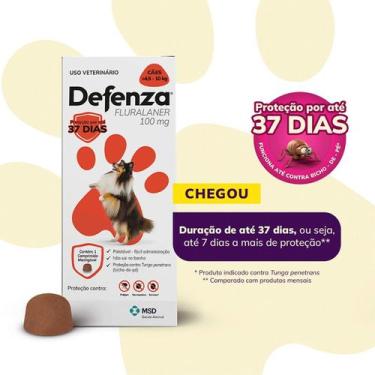 Imagem de Antiparasitário MSD Defenza 100mg para Cães de 4,5 a 10kg