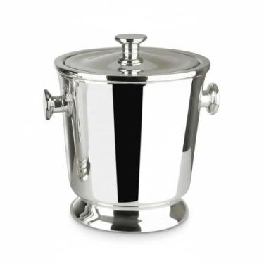 Imagem de Balde Térmico para Gelo Saint James 2,8L, Banho de Prata, Padrão Super