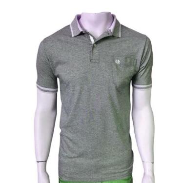 Imagem de Camisa Polo, Masculina, 1074 Malha Piquet 100%algodão c/bolso, tbm Plu