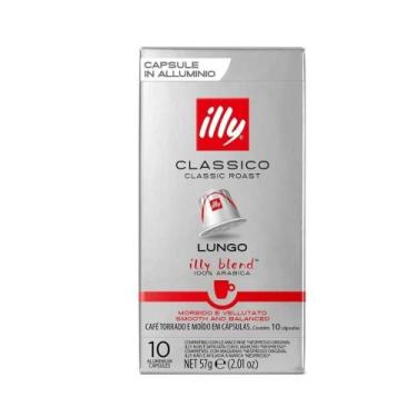 Imagem de Café Lungo Clássico em Cápsulas Illy  57g 10 un