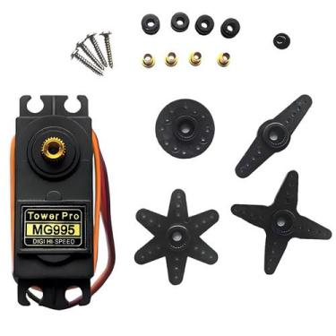 Imagem de Servo Motor Mg995 Engrenagem De Metal 55g 13/15kg Arduino - Towerpro