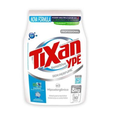Imagem de Sabão em Pó Tixan Ypê Sensitive Sachê 8Kg