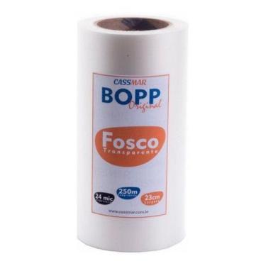 Imagem de Bopp Fosco Bobina Para Laminação A4 Oficio 23cmx250m 01un - CASSMAR