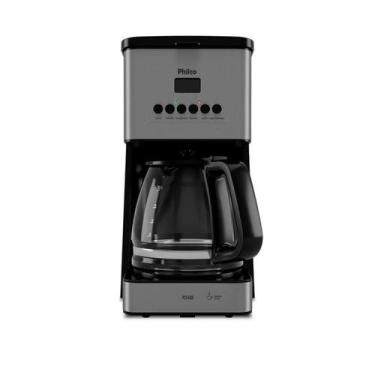 Imagem de Cafeteira Philco 40 cafezinhos 1000W Painel Digital PCF40B, Preto, 110