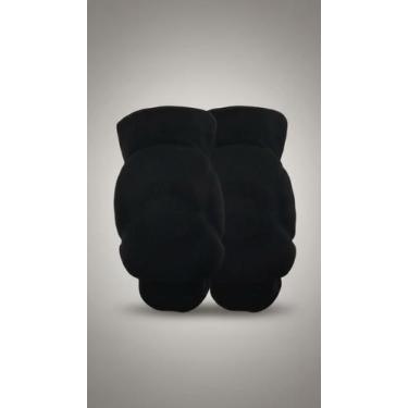 Imagem de Kit 2 Joelheiras Esportivas Profissionais Preto - Congratulations Stor