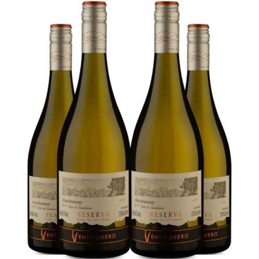 Imagem de Kit 4 Garrafas Vinho Branco Ventisquero Reserva Chardonnay 750ml