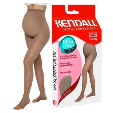 Imagem de Meia Calça de Média Compressão para Gestante Kendall 18-21 Pé Aberto, 