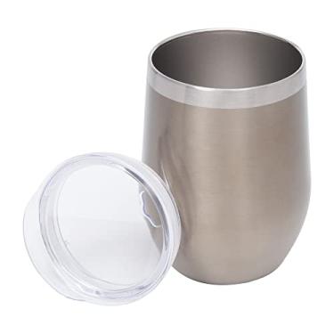Imagem de Mimo Style, Copo Térmico, Parede Dupla Inox com Tampa, 400ml, Festa, Eventos - Bronze