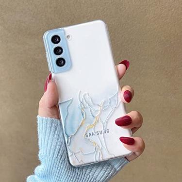 Imagem de Capa de celular de mármore colorida para Samsung Galaxy S21 Ultra S21 Plus FE A82 A72 A52 A32 A22 A12 A02 A02S Capa macia, cinza, para A03S UE