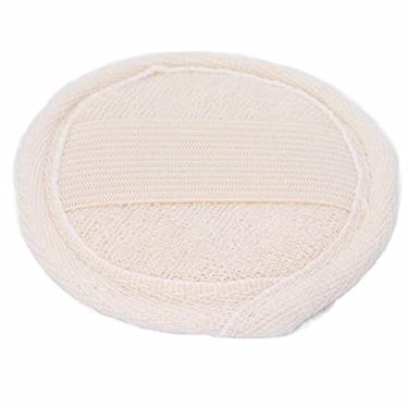 Imagem de Almofada para bucha, esponja para remoção de sujeira do corpo Almofada de esponja macia adequada para a pele para banho de chuveiro para hotel em casa(Branco)