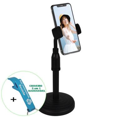 Imagem de Suporte de Celular de Mesa Ajustável + Chaveiro CBRN17768