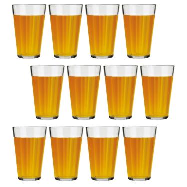 Imagem de Kit 12 Copo Americano Vidro Long Drink 450ml Cristal Nadir