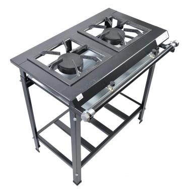 Imagem de Fogão 2Bocas Queimadores Simples 130Mm Alta Pressão Araceba