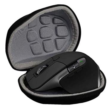 Imagem de Estojo rígido de armazenamento de mouse de viagem para Logitech MX Master 3 2S, estojo rígido de mouse à prova d'água à prova de choque com alça de mão, estojo portátil de armazenamento de mouse