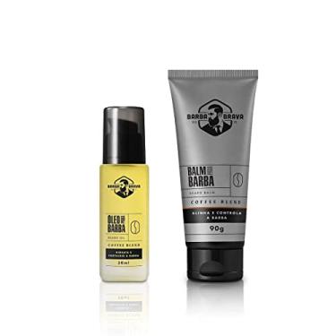 Imagem de Kit para Barba Shampoo + Óleo de Barba Coffee Blend Barba Brava