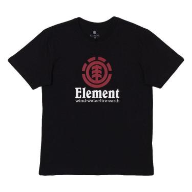 Imagem de Camiseta Element Vertical Perennial Masculina Preto