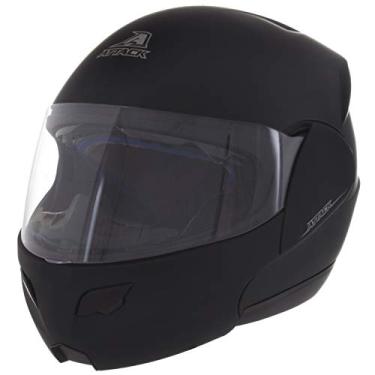 Imagem de CAPACETE ESCAMOTEÁVEL PRO TORK ATTACK SOLID PRETO FOSCO TAM. 56