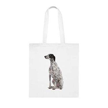 Imagem de Sacola engraçada para cães galgo galgo presente, presente para cachorro galgo e presente para galgo e aniversário bolsa de ombro para cachorro galgo e cachorro, bolsa reutilizável para cães galgo, Branco